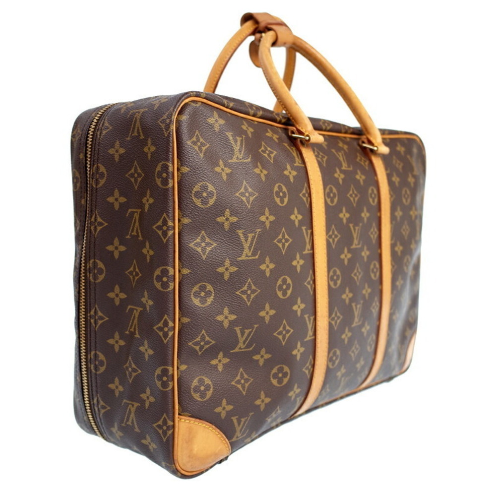 Louis Vuitton Boston Monogram Brown Leather Bag Sirius